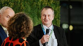 Tom Kirschey, Leiter des KNK, beim ANK-Fachforum