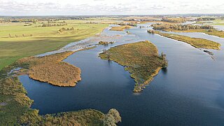 Luftbild von der Unteren Havel